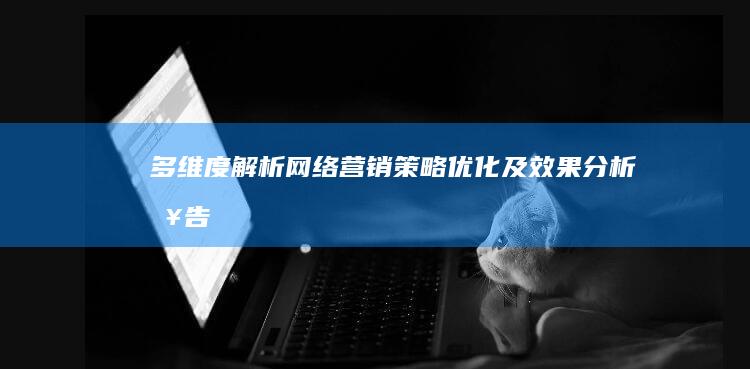 多维度解析：网络营销策略优化及效果分析报告